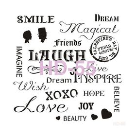 Cadence Home Decor HD-55 Stencil 45x45 cm Boyama Şablonu