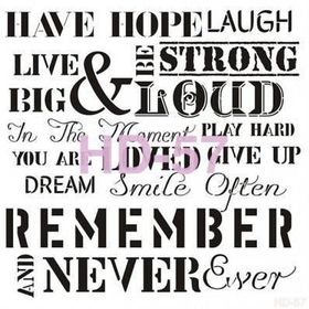 Cadence Home Decor HD-57 Stencil 45x45 cm Boyama Şablonu