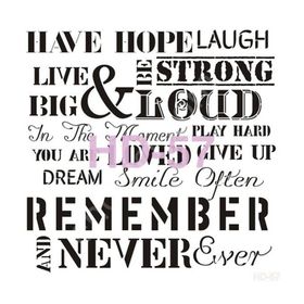 Cadence Home Decor HD-57 Stencil 45x45 cm Boyama Şablonu