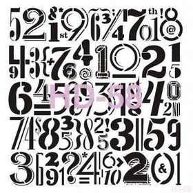 Cadence Home Decor HD-58 Stencil 45x45 cm Boyama Şablonu