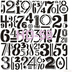 Cadence Home Decor HD-58 Stencil 45x45 cm Boyama Şablonu
