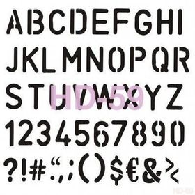 Cadence Home Decor HD-59 Stencil 45x45 cm Boyama Şablonu