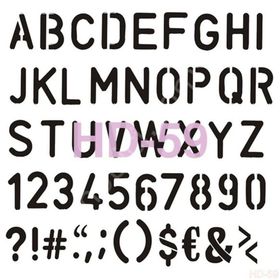 Cadence Home Decor HD-59 Stencil 45x45 cm Boyama Şablonu