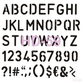Cadence Home Decor HD-59 Stencil 45x45 cm Boyama Şablonu