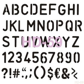 Cadence Home Decor HD-59 Stencil 45x45 cm Boyama Şablonu