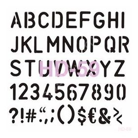 Cadence Home Decor HD-59 Stencil 45x45 cm Boyama Şablonu