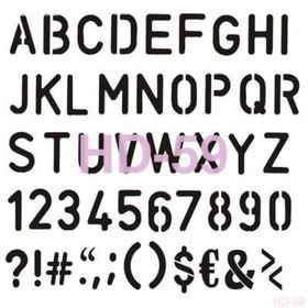 Cadence Home Decor HD-59 Stencil 45x45 cm Boyama Şablonu