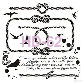 Cadence Home Decor HD-62 Stencil 45x45 cm Boyama Şablonu