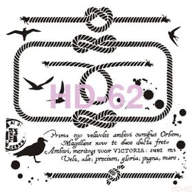 Cadence Home Decor HD-62 Stencil 45x45 cm Boyama Şablonu
