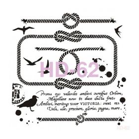 Cadence Home Decor HD-62 Stencil 45x45 cm Boyama Şablonu