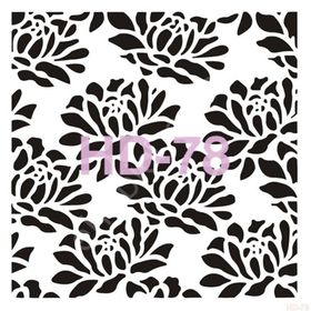 Cadence Home Decor HD-78 Stencil 45x45 cm Boyama Şablonu