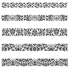 Cadence Home Decor HD178 Stencil 45x45 Boyama Şablonu