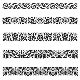Cadence Home Decor HD178 Stencil 45x45 Boyama Şablonu