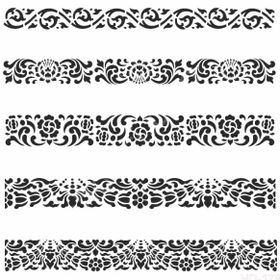 Cadence Home Decor HD178 Stencil 45x45 Boyama Şablonu