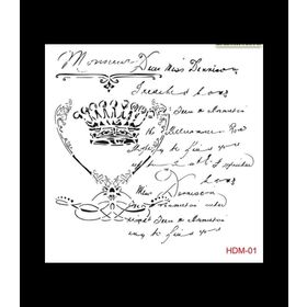 Cadence Home Decor HDM-01 Midi Stencil 25x25 cm Boyama Şablonu