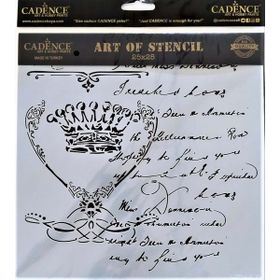 Cadence Home Decor HDM-01 Midi Stencil 25x25 cm Boyama Şablonu