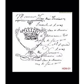 Cadence Home Decor HDM-01 Midi Stencil 25x25 cm Boyama Şablonu