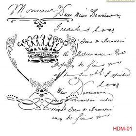 Cadence Home Decor HDM-01 Midi Stencil 25x25 cm Boyama Şablonu