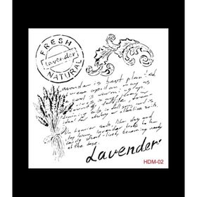 Cadence Home Decor HDM-02 Midi Stencil 25x25 cm Boyama Şablonu