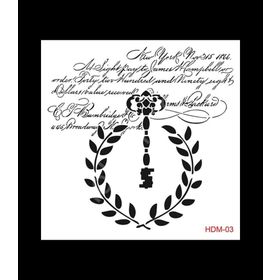 Cadence Home Decor HDM-03 Midi Stencil 25x25 cm Boyama Şablonu