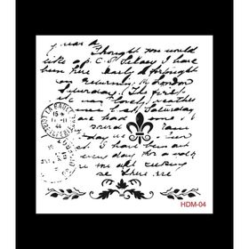 Cadence Home Decor HDM-04 Midi Stencil 25x25 cm Boyama Şablonu