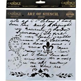 Cadence Home Decor HDM-04 Midi Stencil 25x25 cm Boyama Şablonu