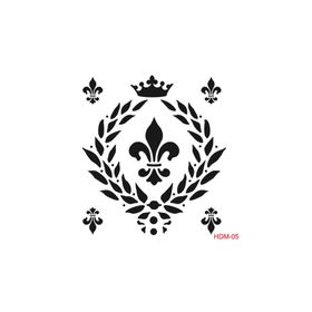 Cadence Home Decor HDM-05 Midi Stencil 25x25 cm Boyama Şablonu
