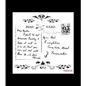 Cadence Home Decor HDM-09 Midi Stencil 25x25 cm Boyama Şablonu