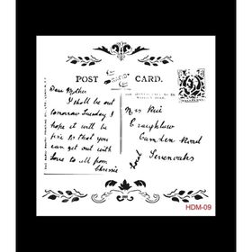 Cadence Home Decor HDM-09 Midi Stencil 25x25 cm Boyama Şablonu