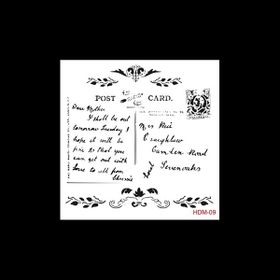 Cadence Home Decor HDM-09 Midi Stencil 25x25 cm Boyama Şablonu