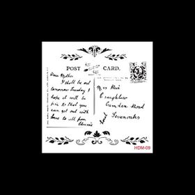 Cadence Home Decor HDM-09 Midi Stencil 25x25 cm Boyama Şablonu