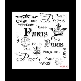 Cadence Home Decor HDM-10 Midi Stencil 25x25 cm Boyama Şablonu