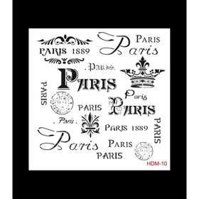Cadence Home Decor HDM-10 Midi Stencil 25x25 cm Boyama Şablonu
