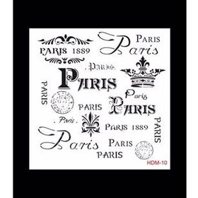 Cadence Home Decor HDM-10 Midi Stencil 25x25 cm Boyama Şablonu