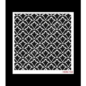Cadence Home Decor HDM-102 Midi Stencil 25x25 cm Boyama Şablonu