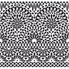 Cadence Home Decor HDM-103 Midi Stencil 25x25 cm Boyama Şablonu