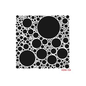Cadence Home Decor HDM-104 Midi Stencil 25x25 cm Boyama Şablonu