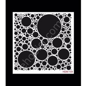 Cadence Home Decor HDM-104 Midi Stencil 25x25 cm Boyama Şablonu