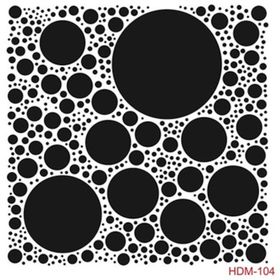 Cadence Home Decor HDM-104 Midi Stencil 25x25 cm Boyama Şablonu