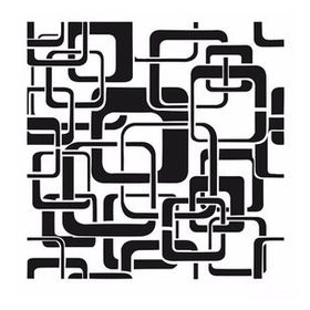 Cadence Home Decor HDM-105 Midi Stencil 25x25 cm Boyama Şablonu