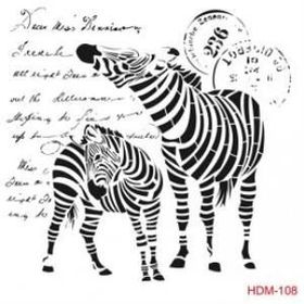 Cadence Home Decor HDM-108 Midi Stencil 25x25 cm Boyama Şablonu