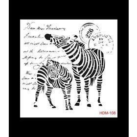 Cadence Home Decor HDM-108 Midi Stencil 25x25 cm Boyama Şablonu