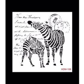 Cadence Home Decor HDM-108 Midi Stencil 25x25 cm Boyama Şablonu