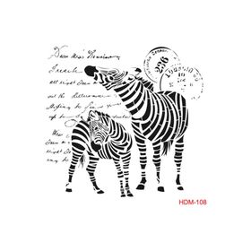 Cadence Home Decor HDM-108 Midi Stencil 25x25 cm Boyama Şablonu