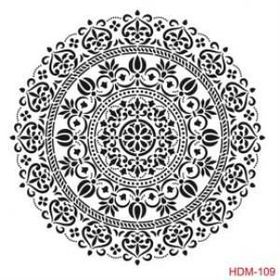 Cadence Home Decor HDM-109 Midi Stencil 25x25 cm Boyama Şablonu