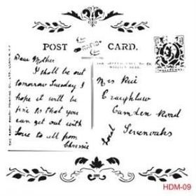 Cadence Home Decor HDM-109 Midi Stencil 25x25 cm Boyama Şablonu