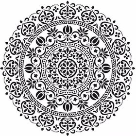 Cadence Home Decor HDM-109 Midi Stencil 25x25 cm Boyama Şablonu