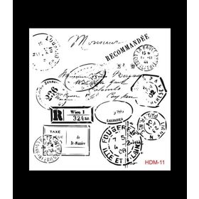 Cadence Home Decor HDM-11 Midi Stencil 25x25 cm Boyama Şablonu