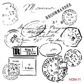 Cadence Home Decor HDM-11 Midi Stencil 25x25 cm Boyama Şablonu