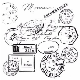 Cadence Home Decor HDM-11 Midi Stencil 25x25 cm Boyama Şablonu